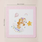 Bear & Star dreams Soft Cotton Winter Blanket for Newborn & Infants with Free Storage Pouch