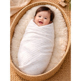 Peach Soft Quilted Cotton Winter Wrapper with Hood for Newborn & Infants with Free storage Pouch