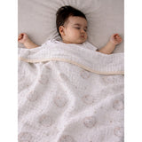 Wreath Wooland Theme Soft Quilted Cotton Winter Wrapper with Hood for Newborn & Infants with Free storage Pouch