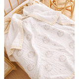 Wreath Wooland Theme Soft Quilted Cotton Winter Wrapper with Hood for Newborn & Infants with Free storage Pouch