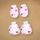 13 pcs Pink Monkey soft satin pouch Newborn Hamper /Gift Box for Baby, 0-6 months