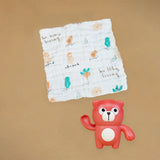 13 pcs Pink Monkey soft satin pouch Newborn Hamper /Gift Box for Baby, 0-6 months