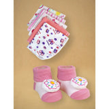 16pcs Pink Mermaid Newborn Hamper/Gift Box for Baby Girl, 0-6 months