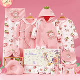 20 pcs Pinkberry Ted Newborn Baby Girl Gift Box, All Season Wear Hamper, (0-12 months)