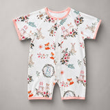 20 pcs, Woodland Rabbit Cane Basket themed Newborn Baby Girl All Season wear, Gift Hamper set,0-12 months