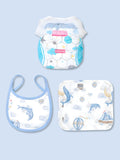 21 pcs Nautical Wooden Treasure Chest Gift hamper for a newborn baby, Giftset for a baby, 0-12 months