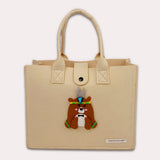 21pcs Woodland Bear Totebag Hamper for Newborn Baby Boy / Baby Girl, Giftset for Baby , All Season wear, 0-12 months