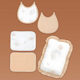 22pcs Brown Maple Leaf Newborn Baby Girl/ Boy Gift Box, all season wear Gift Hamper, (0-12 months)