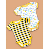 22pcs Super cute Green & Purple Neutral Gender Home Newborn Hamper/Gift Box for Baby, 0-6 months