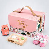 22 pcs, Pink Animals Newborn Baby Girl All Season wear,Gift Hamper set, 0-6 months