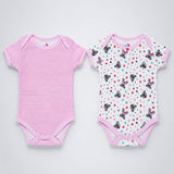 22 pcs, Pink Animals Newborn Baby Girl All Season wear,Gift Hamper set, 0-6 months