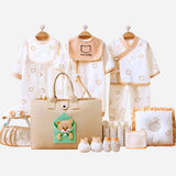 23pcs Envelope Bear Totebag Hamper for Newborn Baby Boy / Baby Girl, Giftset for Baby , All Season wear, 0-12 months