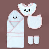 23pcs Pink White Googly Eyes, Newborn Baby Girl/ Boy Gift Box , all season wear Gift Hamper, (0 - 12 months)