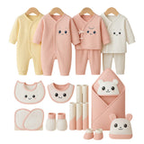 23pcs Pink White Googly Eyes, Newborn Baby Girl/ Boy Gift Box , all season wear Gift Hamper, (0 - 12 months)