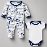 25 pcs, Twin Boy & Girl White cane basket themed Newborn Baby Boy, All Season wear,Gift Hamper set, 0-6 months