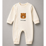 25 pcs Brown Cute Bear Hamper for Newborn Boy/Girl, All Season wear hamper with luxury designed brown storage cane basket 0-12 months