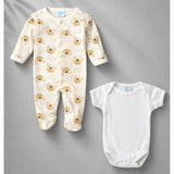 25 pcs, Twin Boys White cane basket themed Newborn Baby Boy, All Season wear, Gift Hamper set, 0-6 months