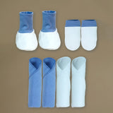 26pcs Blue Baby Horn, Newborn Baby Girl/ Boy Gift Box, all season wear Gift Hamper, (0 - 12 months)