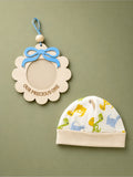 9 Pcs Beige Animals print Newborn Baby All Season Wear, Net Gift Hamper set, 0-6 months