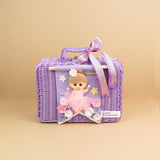 Majestic Fairy Magic, Purple Cane Basket for Storage and Travel