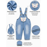 Cap Bear Denim Dungaree for Toddlers and Kids (No T-Shirt Included)