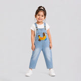 Banana Doggy Denim Dungaree for Toddlers and Kids (No T-Shirt Included)