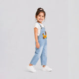 Banana Doggy Denim Dungaree for Toddlers and Kids (No T-Shirt Included)