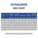 Ducky Denim Dungaree for Toddlers and Kids (No T-Shirt Included)