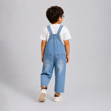 Specs Puppy Denim Dungaree for Toddlers and Kids (No T-Shirt Included)