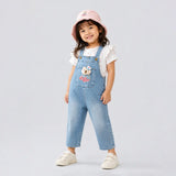 Stripes Cappy Denim Dungaree for Toddlers and Kids (No T-Shirt Included)