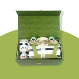 21 pcs Green Panda Birthday Gift Hamper set for Baby with Gift Box