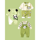 21 pcs Green Panda Birthday Gift Hamper set for Baby with Gift Box