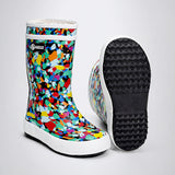 Ms. Brush Brooks, flexible Rubber Rain Gumboots for Toddlers & Kids