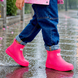 Ms.Bubblegum Tyson, flexible Ankle length Rubber Rain Gumboots for toddlers & Kids