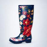 Ms. Iris Jolie, Flexible Rubber Rain Gumboots for Adults