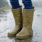 Ms. Maya Hong, flexible  Rubber Rain Gumboots for Kids