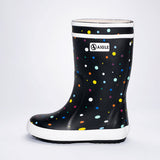 Ms.Mia Polka, flexible Rubber Rain Gumboots for Kids