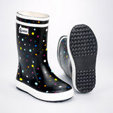 Ms.Mia Polka, flexible Rubber Rain Gumboots for Kids