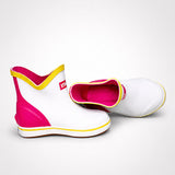 Ms. Mia Tyson, Colorblock ankle length flexible Rubber Rain Gumboots for toddlers & Kids