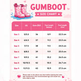 Ms. Olive Moss, Flexible Rubber Rain Gumboots for Adults