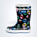 Mr.Pippy Monster, Rubber Rain Gumboots for toddlers & Kids