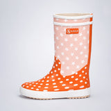 Ms. Polly Pepper, flexible Rubber Rain Gumboots for Kids
