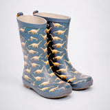 Mr.Rex Rockwood, flexible Rubber Rain Gumboots for Toddlers & Kids