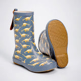 Mr.Rex Rockwood, flexible Rubber Rain Gumboots for Toddlers & Kids