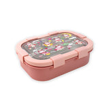 3 Sections Peach Fairy Stainless Steel Lunch Box For Kids