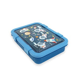 5 Sections Blue Space Lunch Box For Kids