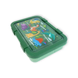 5 Sections Olive Dino Lunch Box For Kids