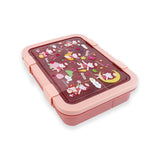 5 Sections Peach Fairy Lunch Box For Kids