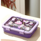 2 pcs Uni Lunchbag & 5 section Lunch box for Kids