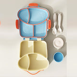 Blue Bread slice Fun themed Kids Lunch Box/Tiffin